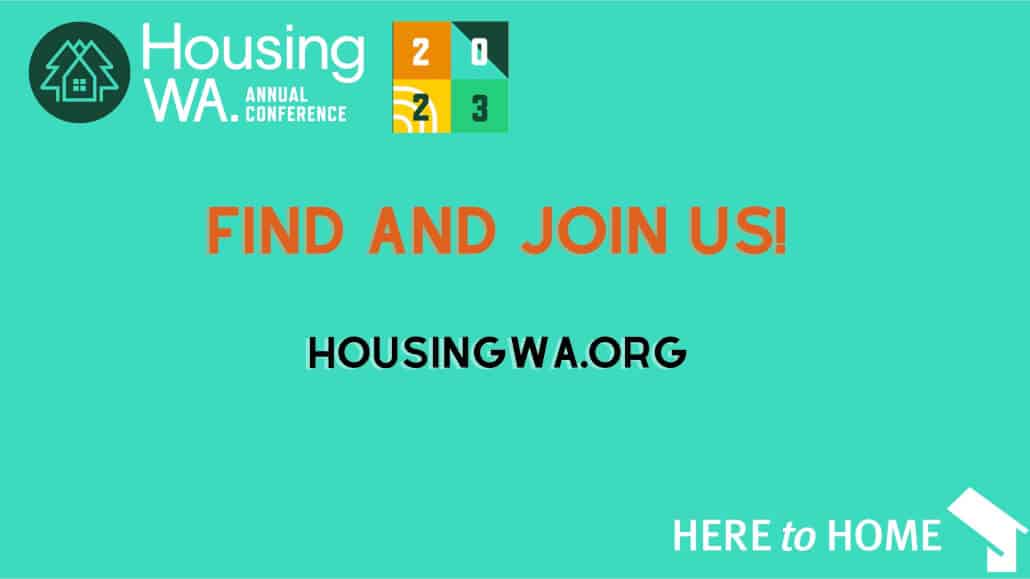 Join us for Housing Washington